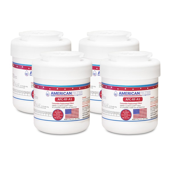American Filter Co Amana 50694 Comparable Refrigerator Water Filters (made by Model number AFC-RF-A1), 4PK Amana-506941-4P-AFC-RF-A1-6725 - main